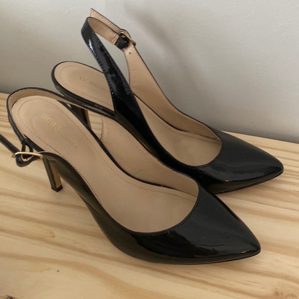 BCBG Black Heels (Womens size 8)